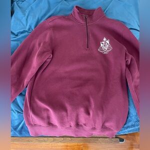 Phi Sigma Sigma (Iota Xi) Maroon Quarter Zip